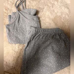 Blue Floral set brandy melville